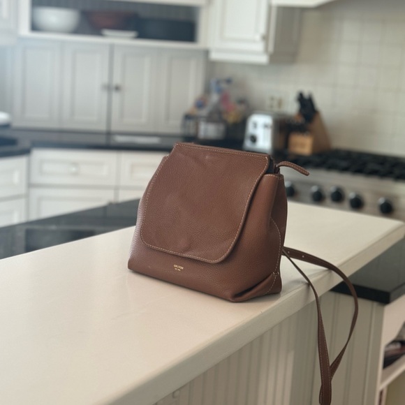 Oroton Margot Medium Satchel in Brown Size M - Picture 7 of 16